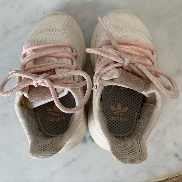ADIDAS ortho lite white and pink Baby sneakers 4K 4.2” Adidas for baby Toddler - Picture 7 of 13